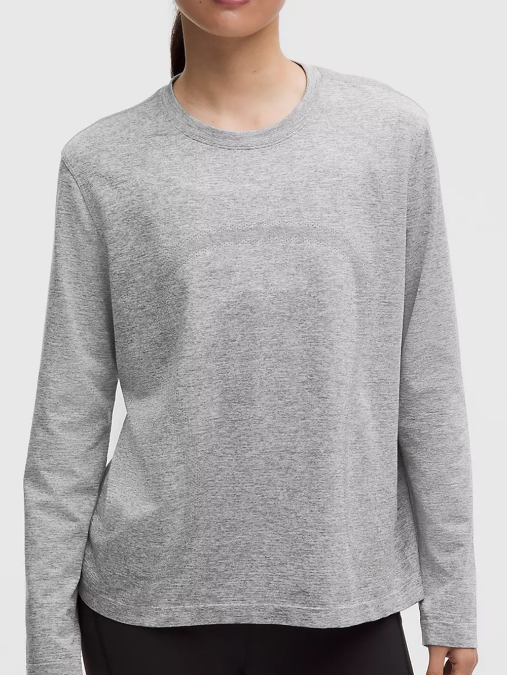 Lululemon Swiftly Relaxed Long Sleeve Shirt Hip Length | Size 10 | Grey